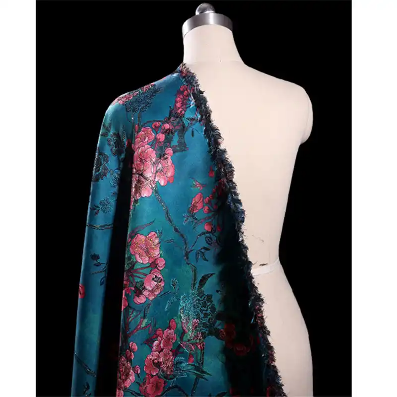 tecido brocado para vestido