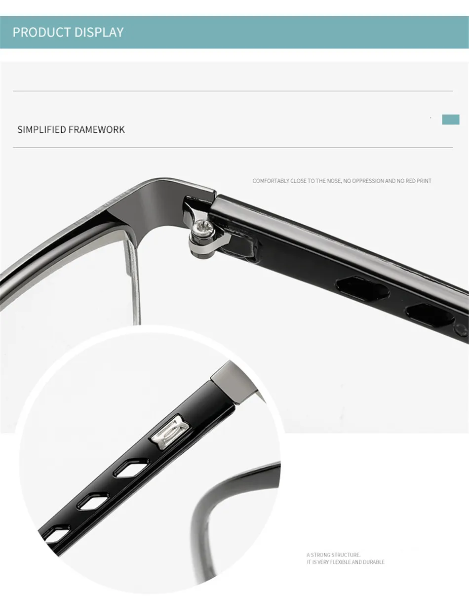 Elbru готовой близорукость очки для Для женщин Для мужчин металлический каркас Сверхлегкий близорукие очки для студентов диоптрий-1 1,5 2,5 3,5 4,5 5,5 6
