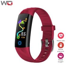WQ S5 Смарт Фитнес, измеритель артериального Давление кислорода в крови Смарт Браслет “дышащими” световыми индикаторами для отслеживания активности Смарт-браслет