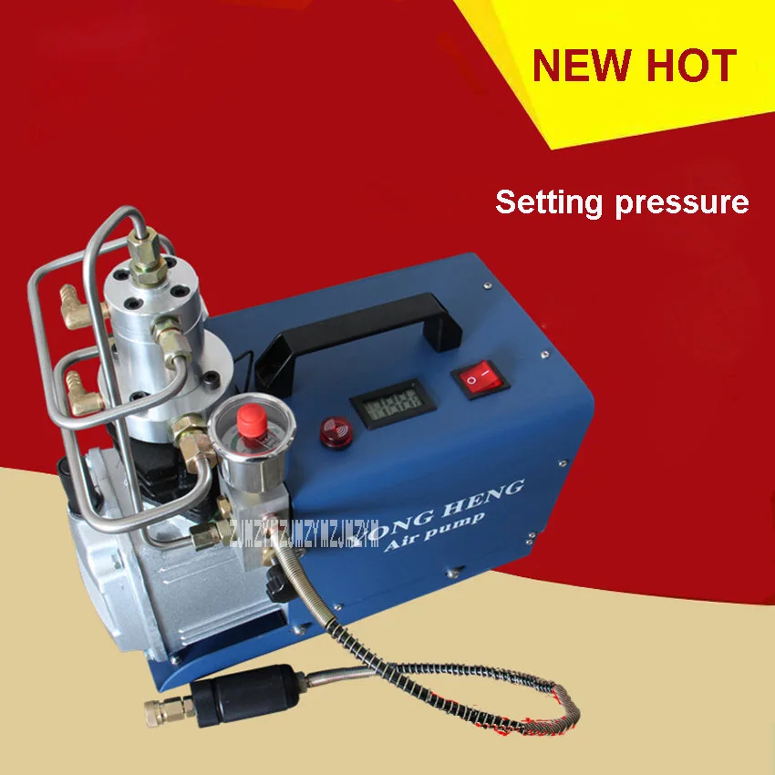 

30MPa 1.8KW Electric High Pressure Air Pump Compressor for Pneumatic Airgun Scuba Rifle PCP Inflator 220V 50L/min