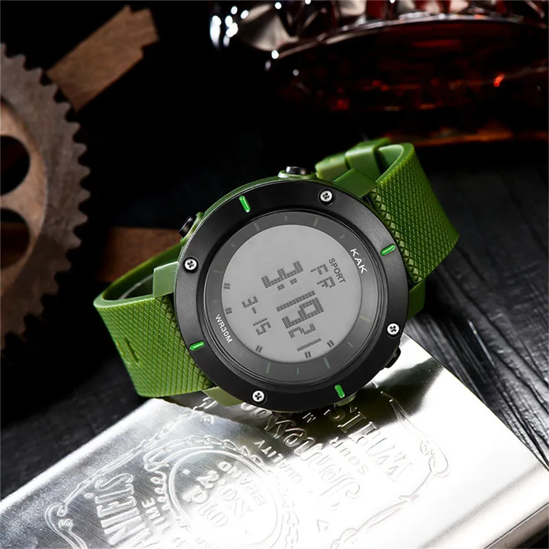 

Fashion High-End Men's 30M Waterproof Electronic Watch Series Men's Models Man's Handsome Digital Watch Traveling Plastic Watch