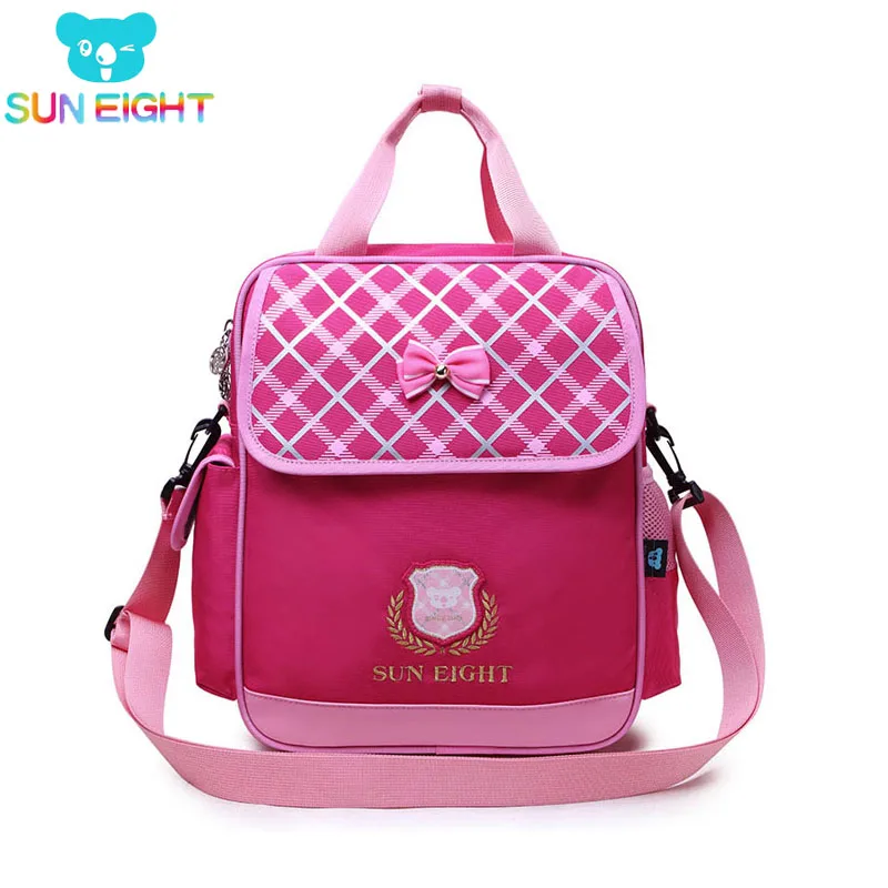 

SUN EIGHT Zippers Primary School Bags Shoulder Totes Kids Bag Lunchbag