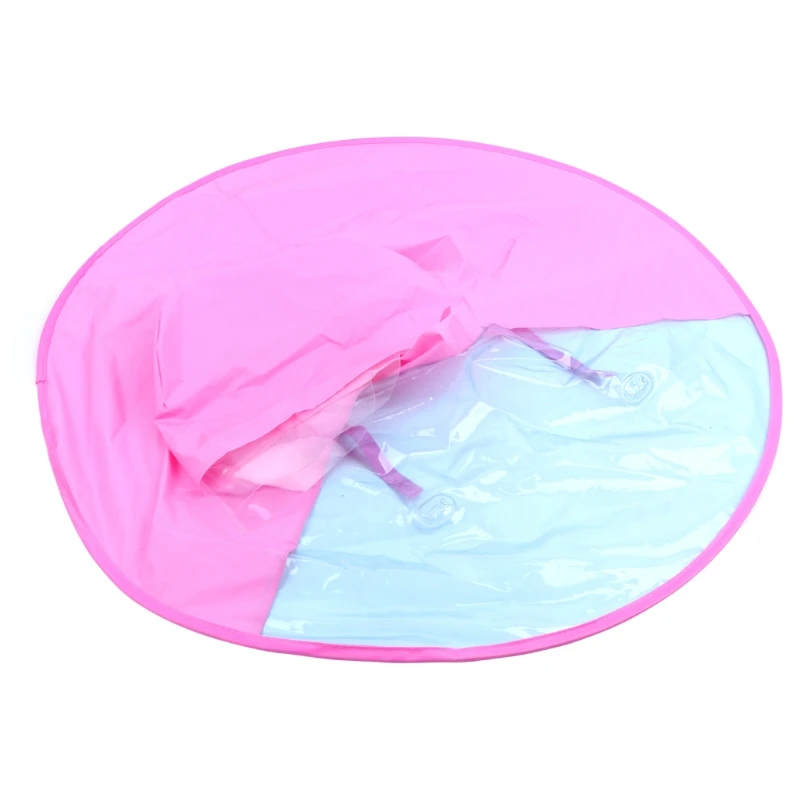 Портативный складной дождевик зонтик шляпа руки бесплатно для детей Открытый 3 размера игрушка палатка