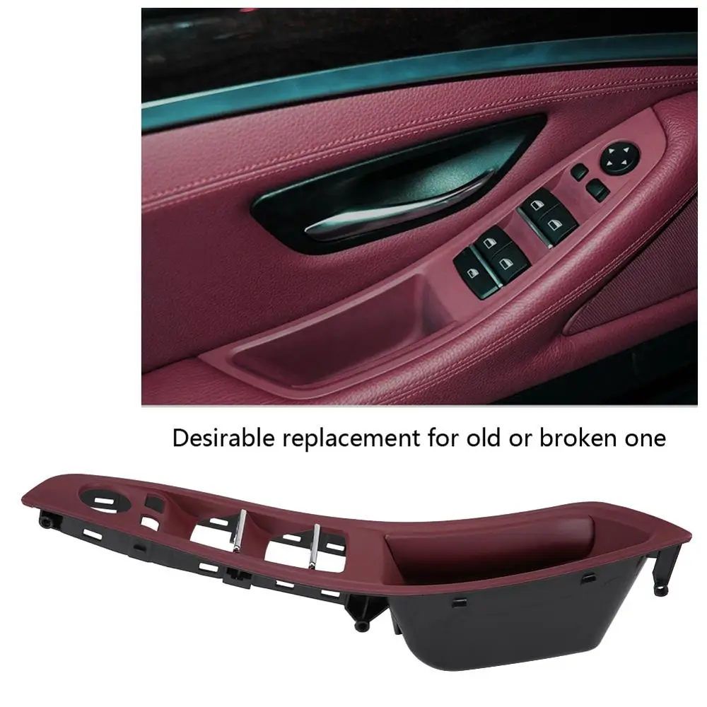 Us 29 85 23 Off Car Front Left Driver Interior Door Handles Window Switch Control Panel Trim For Bmw F10 5 Seriesv From 2011 2016 2 Colors In