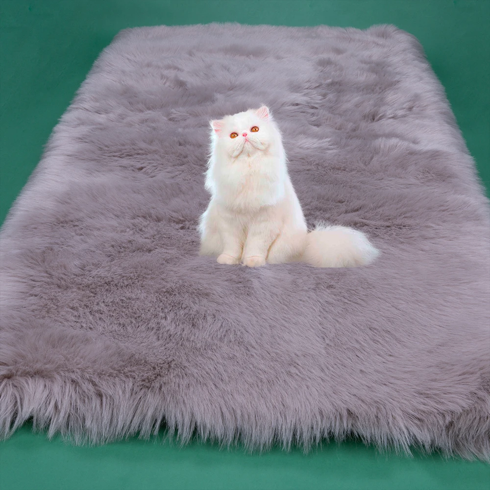 

KAWOSEN Arfificial Plush Faux Seat Cover Carpet FFRC80160