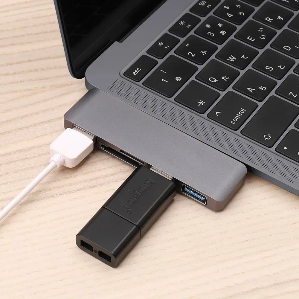 Usb type C концентратор 5 в 1 USB адаптер с SD/Micro SD картридеры 3 0 порт 2 для нового Macbook Pro Air