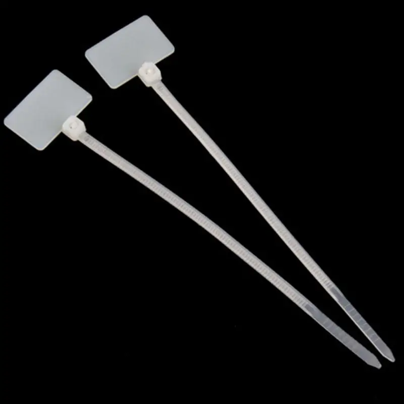 100pcs/lot Zip Ties Write Wire On RJ45 RJ12 Ethernet Power