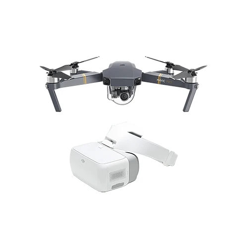 Взлетно-посадочная площадка для DJI Mavic Pro Fly больше комбо 27 минут времени полета 7 км Управление диапазон 3-осевому гидростабилизатору 4K видео Портативный drone dji mavic pro - Цвет: Mavic Pro Goggles