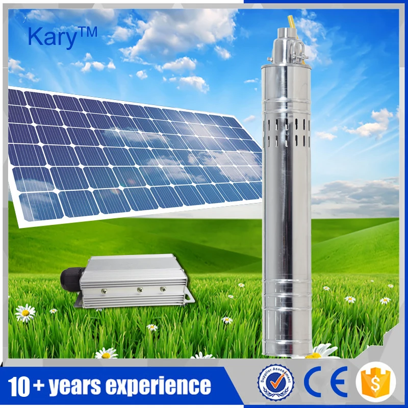 Kary 2017 new design 24 volt DC submersible solar water pump with internal controller