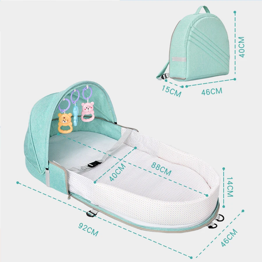 Детская кроватка многофункциональная кровать складная Съемная сумка для мам новорожденная портативная Детская кровать детское гнездо кровать для путешествий для младенцев