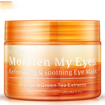 

Eye Mask 36 Sheets/Bottle Orange Flavor Moisturizing Ageless Under Eye Dark Circle Remover Orange Eye Patch