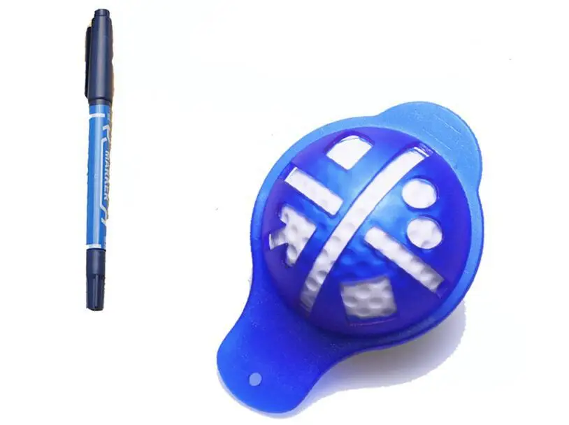 Монтажный держатель мяча для гольфа Маркер Инструмент маркер ручка приспособления для обучения гольфу набор практики