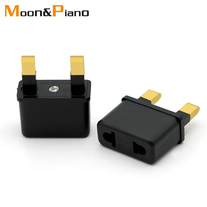 

Universal EU US to UK AC Power Socket Plug Travel Wall Charger Outlet Adapter Converter 2 Socket Input Pin For Phone Charging
