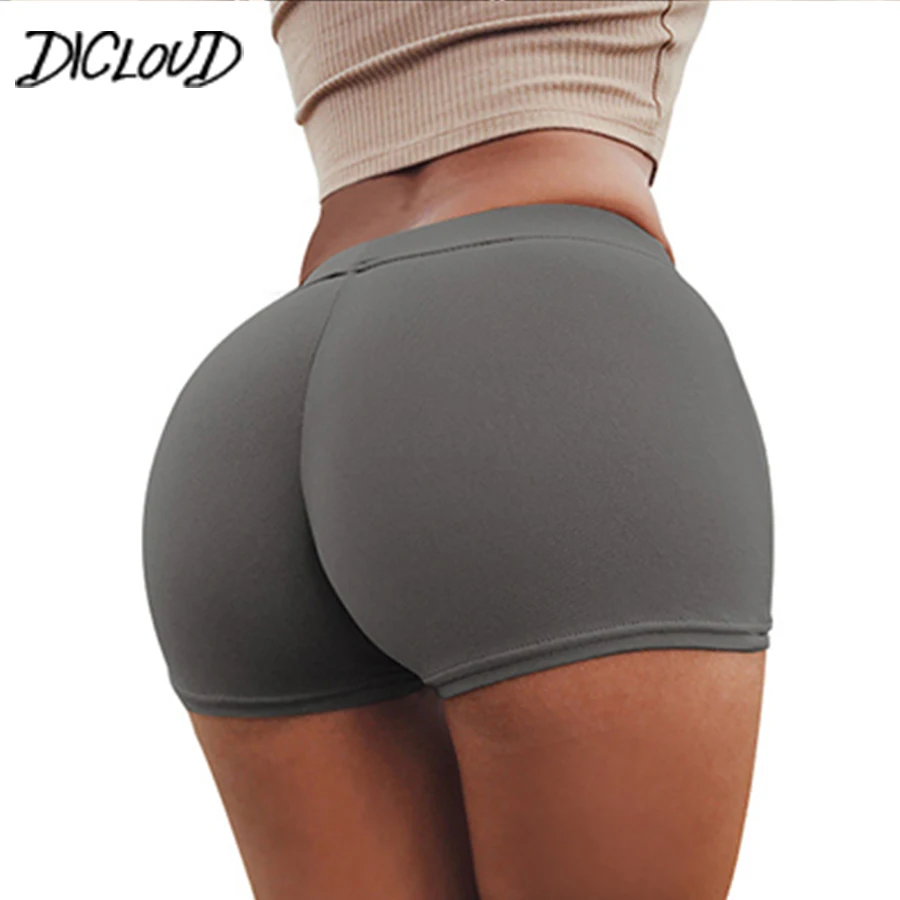 Summer Sexy Skinny Women Stretch Yo Ga Drawstring Shorts Casual High 