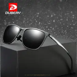 DUBERY HD поляризованные Для мужчин солнцезащитные очки Классический бренд квадратном Винтаж солнцезащитные очки мужской вождения оттенки