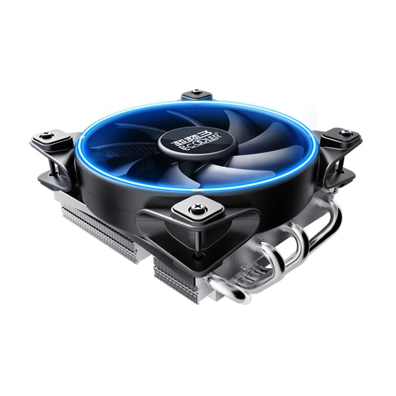 PcCooler U-4D 4 медные тепловые трубки кулер для процессора AMD AM3 AM4 Intel 775 115X cpu Радиатор 120 мм 4pin PWM вентилятор охлаждения процессора ПК тихий