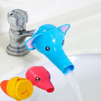 

Elephant Faucet Extender Baby Kids Tubs Hand Washing Dolphin Hand Washing Cartoon Faucet Extender Bathroom Sink Accessories