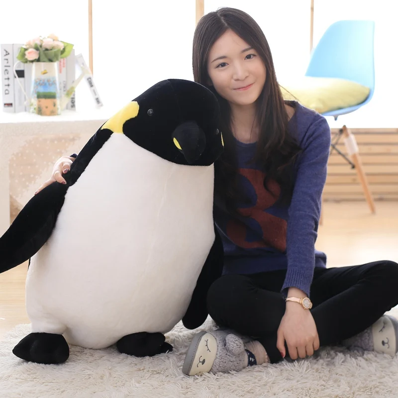 40-80cm Cartoon Penguin Plush Toys Stuffed Animals Doll Baby Cloth Children Pillow Cushion Birthday Gift | Игрушки и хобби