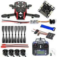 JMT DIY 150MM FPV Racing Drone H150 Carbon Fiber Frame 4000KV Motor 12A 4 IN 1 ESC 3 Inch Props SP Racing F3 Q25 Camera FS-i6