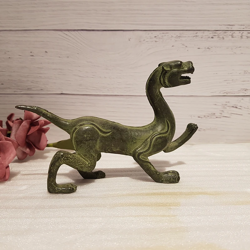 Antique bronze four-beast beast (4)