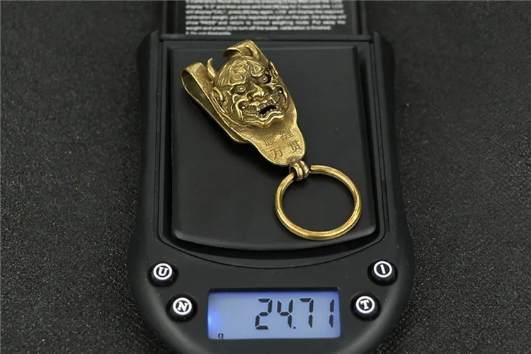 Brass Hannya Ghost Keychains (12)