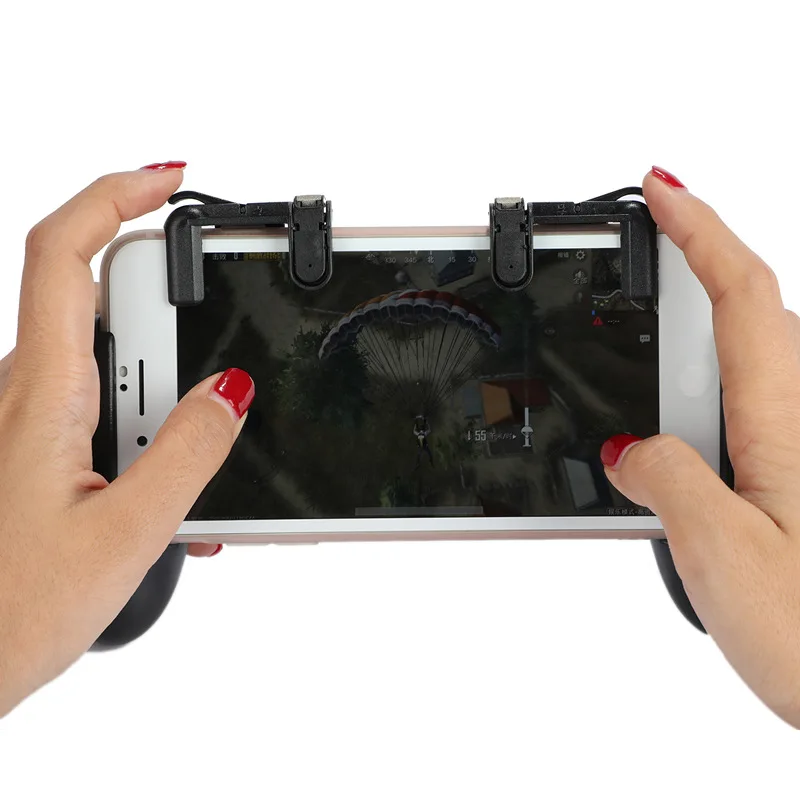  1Set PUBG Gampad L1/R1 Shooter Free Fire Button For PUBG Trigger Aim Keys Moblie Controller For PUB