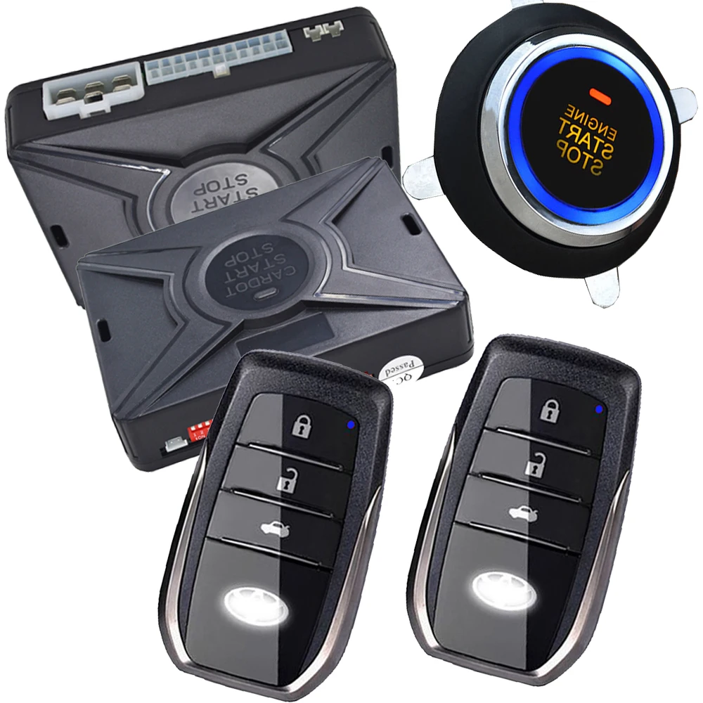 car remote keyless entry with remote start feature push button start