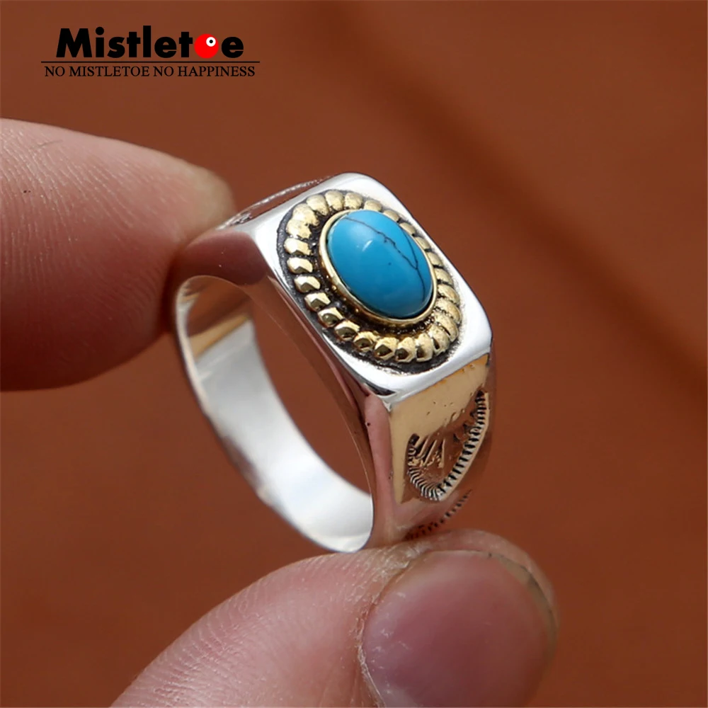 

Genuine 100% 925 Sterling Silver Vintage Retro Punk Ring For Women Men Fashion Jewelry