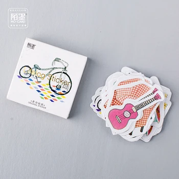 

45 pcs/pack Enjoy My Life Label Stickers Set Decorative Stationery Craft Stickers Scrapbooking DIY Stick Label TZ39