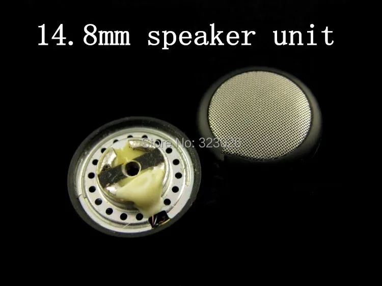 

14.8mm speaker unit Multi-hole copper coil in Copper ring neodymium magnet hifi metal mesh Earphones unit about 32ohms