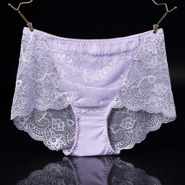 Women's Sexy Lace Panties Seamless Cotton Crotch Briefs Pocket Boy
