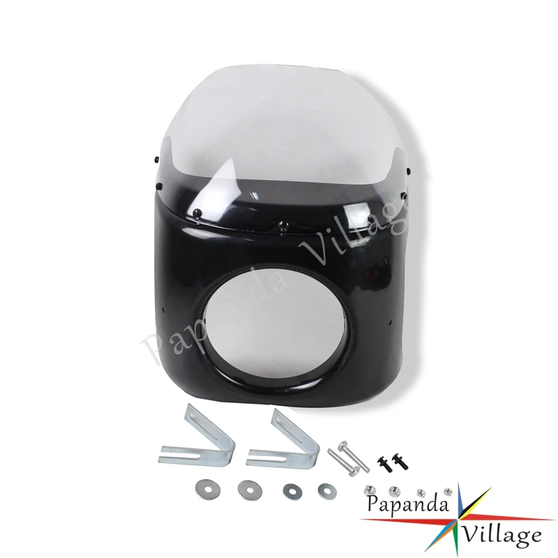 7 "Защитная фара гонщика мотоцикла кафе обтекаемая Ветрозащита для Honda CB CM CL GL CX