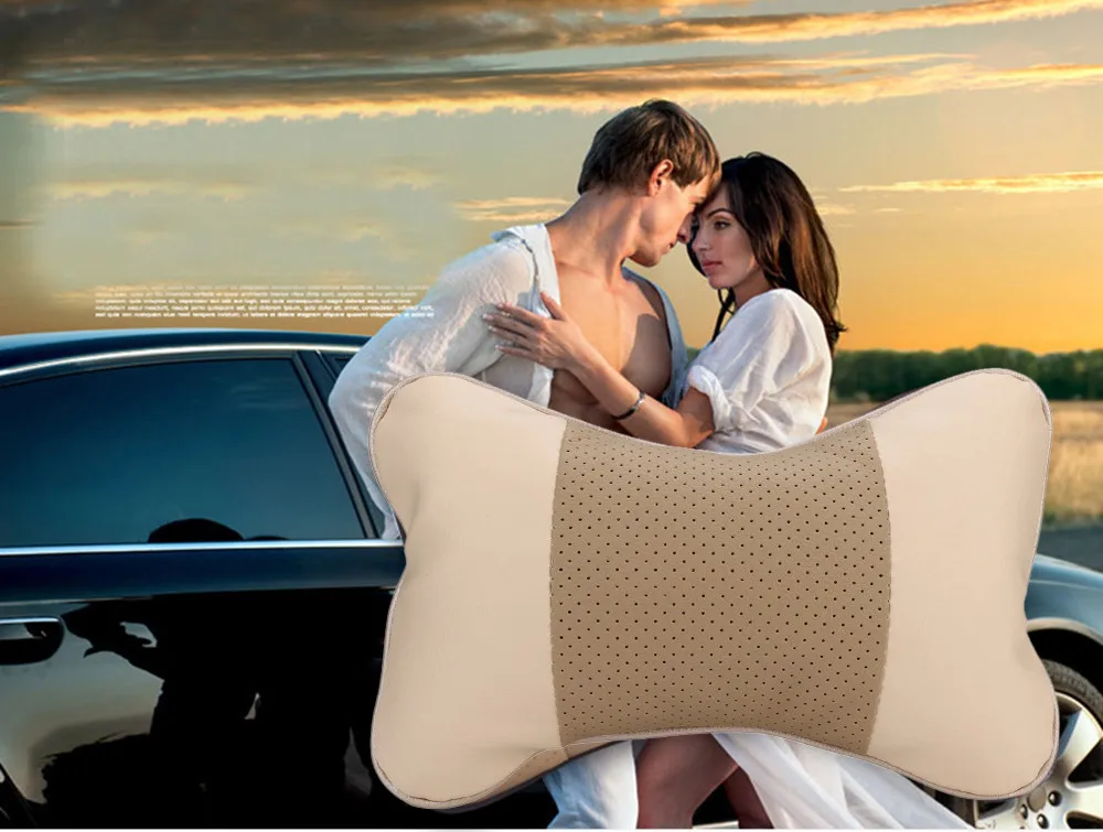 

1PC Car Auto Seat Head Neck Rest Cushion Headrest Pillow Pad travel pillow neck memory foam_1.25