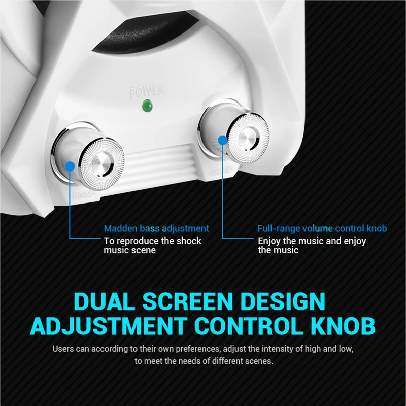 Wired Computer Speaker Subwoofer Stereo Bass USB 2.1 Speaker 3D Atmosphere PC Portable Speakers for Laptop Notebook Computer