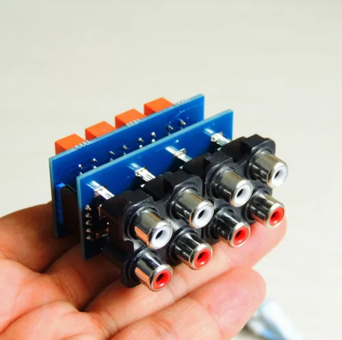 Remote Volume Audio Input Choose Motor Pot Preamp Board With On / Off Control