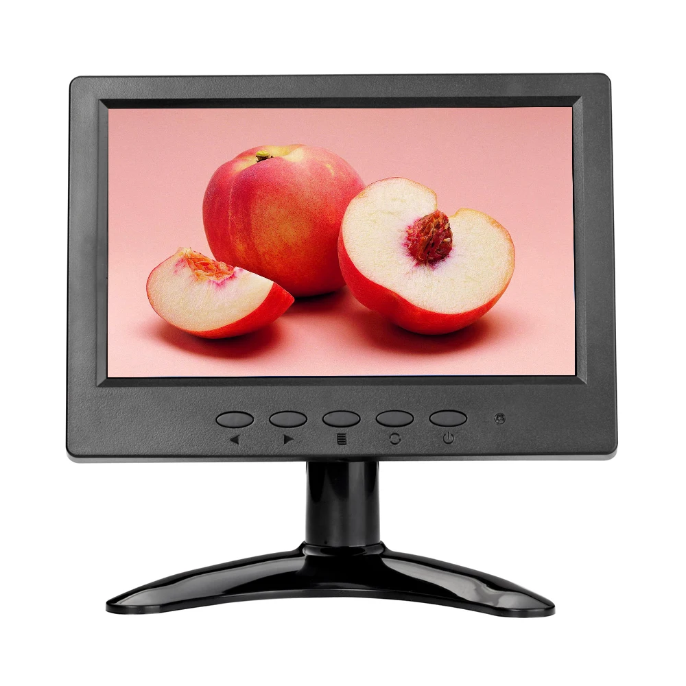 

7 Inch Touch Screen Monitor 1024*600 CCTV Touch Monitor with AV/BNC/VGA/HDMI/USB Input Resistive Touch Monitor