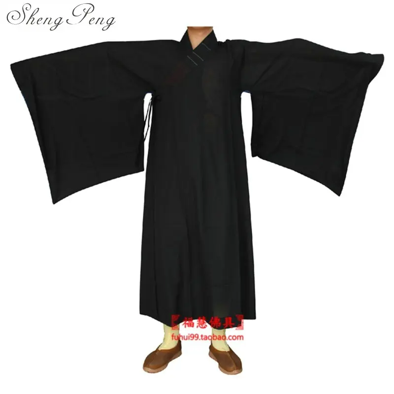 Одеяния буддийских монахов китайский шаолиньский монашеские одежды для мужчин традиционный буддийский монах одежда униформа одежда шаолиньских монахов CC089