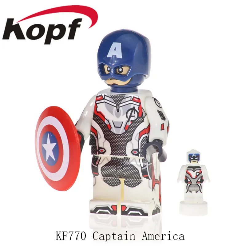 

Building Blocks Movie Series 4 Endgame Space Captain American Thor Hawkeye Action Figures Gift Toys For Children KF770