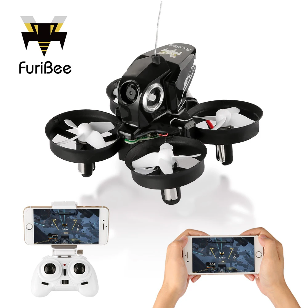 

New FuriBee H801 Mini Drone With WiFi FPV Remote Control Quadcopter Headless Mode One Key Return RC Quadcopters VS JJRC H36 H37