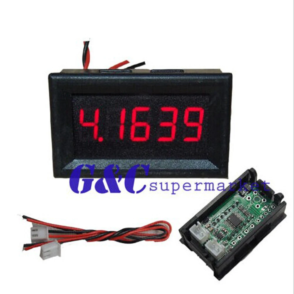 

Red 5 Digit DC 0-4.3000-33.000V Precisi Digital Voltmeter Voltage Metre