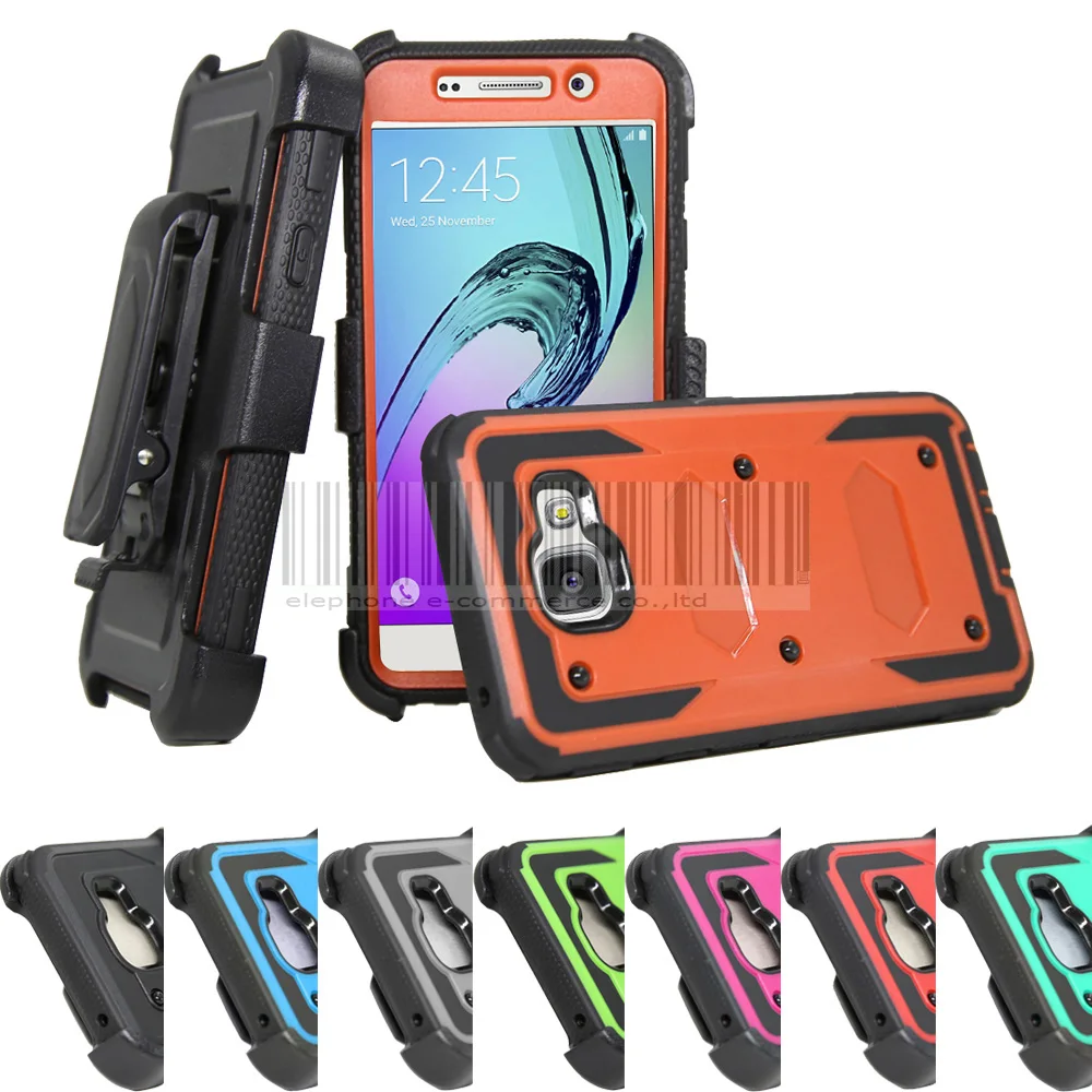 

Heavy Duty Shockproof Armor Hybrid Hard Case Kickstand Protective Cover+Holster With Belt Clip For Samsung Galaxy A3 2016 A310