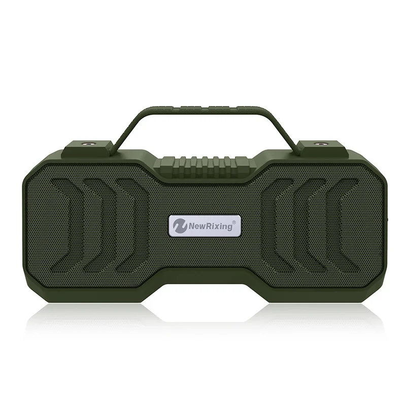 Портативный Bluetooth динамик беспроводной динамик s звуковая система 3D стерео музыкальный сабвуфер Колонка s поддержка AUX FM TF USB плеер - Цвет: green soundbar