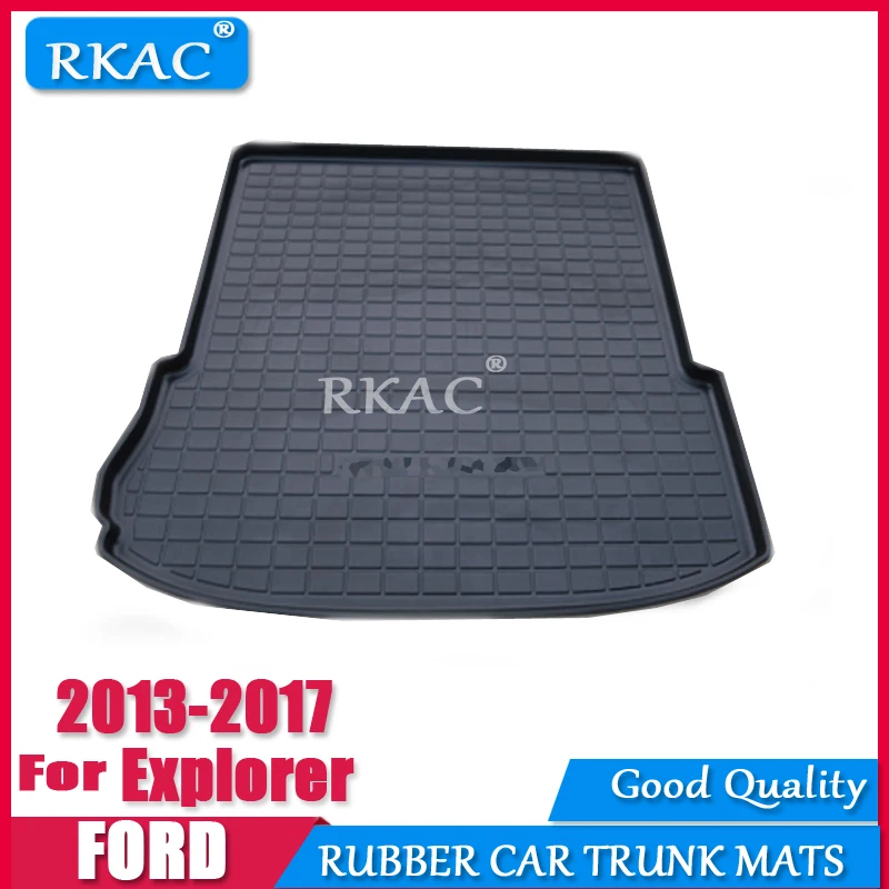 Rkac Car Rubber Cargo Rear Trunk Mat For Ford Explorer 2013 2017
