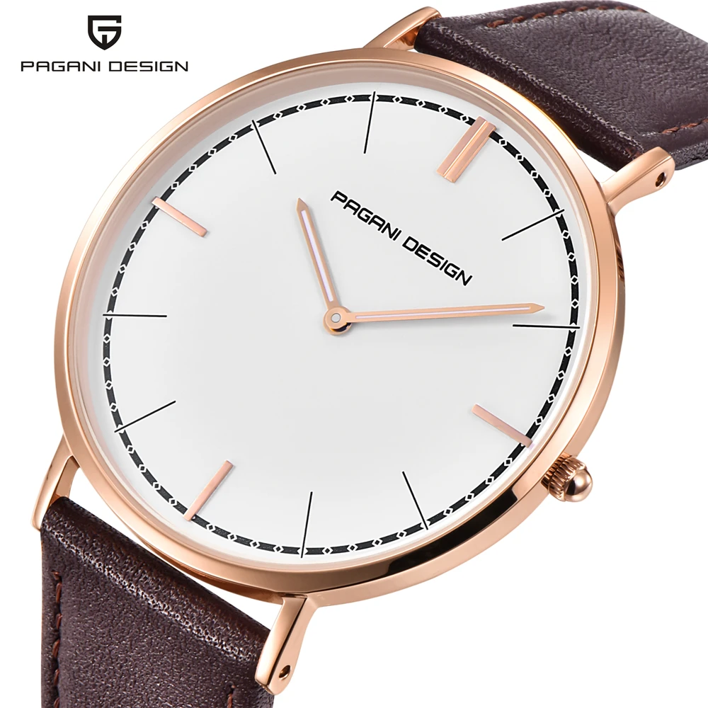 PAGANI Дизайн бренд 2018 пара часов для мужчин кварцевые наручные часы для мужчин s простой кожаный водонепроница для женщин часы erkek коль saati