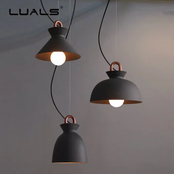

Loft Pendant Lights American Retro suspension Luminaire Simple Iron Lamp Shade Pendant Light Art Deco Lighting Led Hanging Lamps