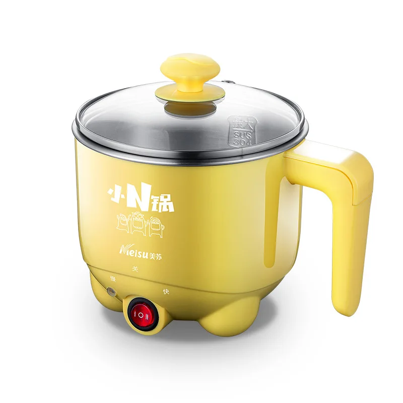 

220V Multifunctional Electric Skillet Personal Rice Cooker Auto Rice Cooker for Rice Soup Porridge Steamed with Egg Steamer