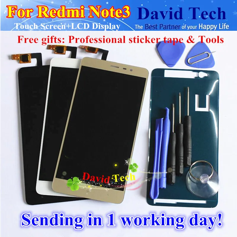 imágenes para Pantalla LCD + Asamblea de Pantalla Táctil Digitalizador de alta Calidad Para Xiaomi Redmi Nota 3 Note3 Teléfono Móvil 5.5 pulgadas Envío Gratis imágenes para Pantalla LCD + Asamblea de Pantalla Táctil Digitalizador de alta Calidad Para Xiaomi Redmi Nota 3 Note3 Teléfono Móvil 5.5 pulgadas Envío Gratis
