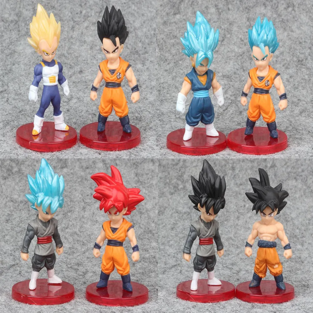 Anime Dragon Ball Z Son Goku Gohan Vegeta Trunks Frieza Super Saiyan Figure Gift
