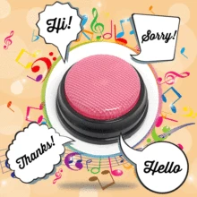 Забавный подарок для записи беседы кнопки со светодиодной Функция, учебными заведениями отвечать на звонки, может rrecording 20s собственным голосом или слушайте музыку