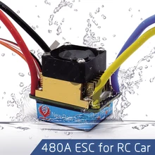 Contrôleur de vitesse ESC, étanche avec BEC 5V/3a, 480A, pour voiture RC 1/10 chenille SCX10 D90 Traxxas Tamiya HSP
